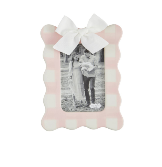 Vertical Pink Bow Frame