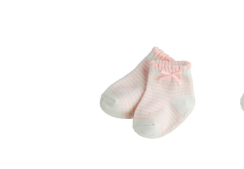 Stripe Pink Baby Sock