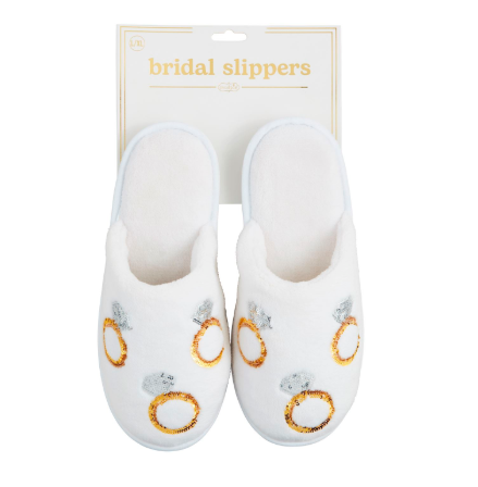 Bride Slippers-White