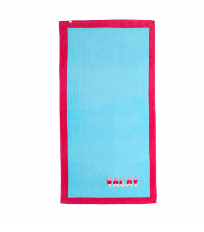 Boucle Beach Towel-Blue