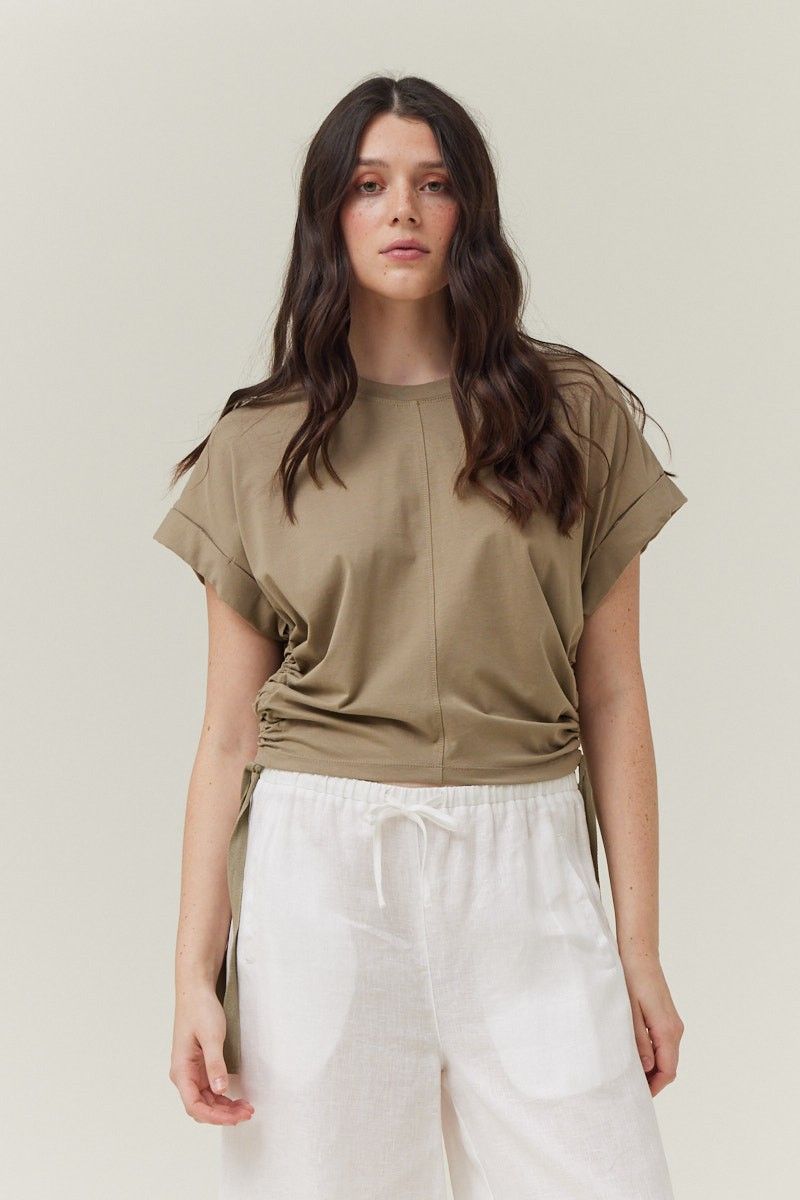 CH Gathered Grace Top-Dry Sage