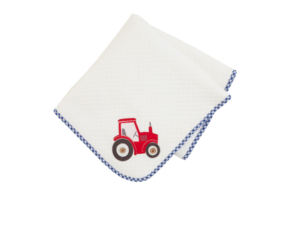 Tractor Quilted Blanket