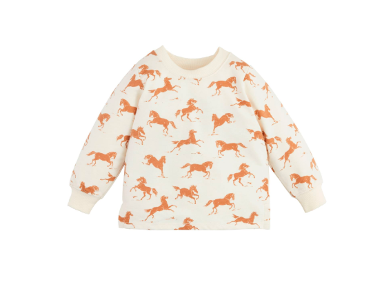 Horse Print Sweatshirt