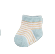 Grey Stripe Baby Socks