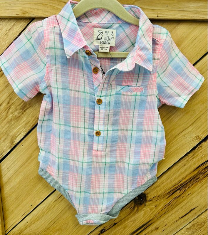 CH Helford Onesie-Pink/Blue
