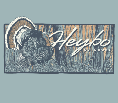 Turkey Strutting-Ice Blue