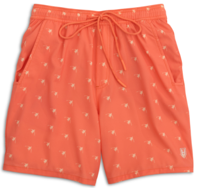 Tide Swim Trunks-Coral Ducks