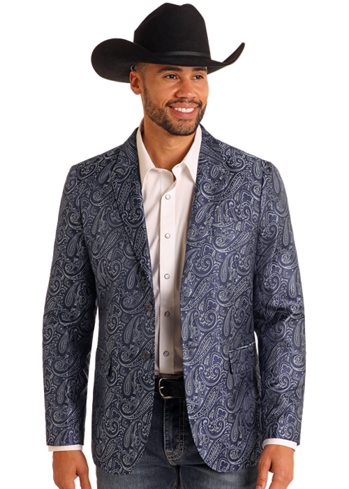Paisley Jacquard Blazer