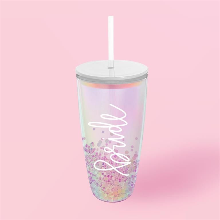 Star Tumbler Iridescent Bride