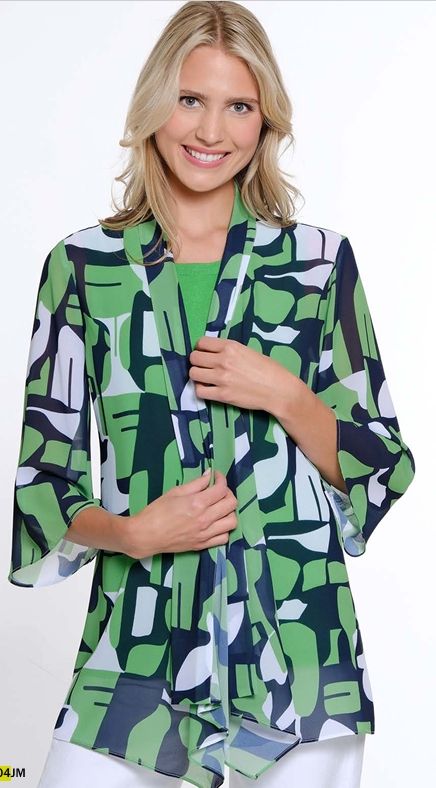 Multi Drapey Open Frt Jacket