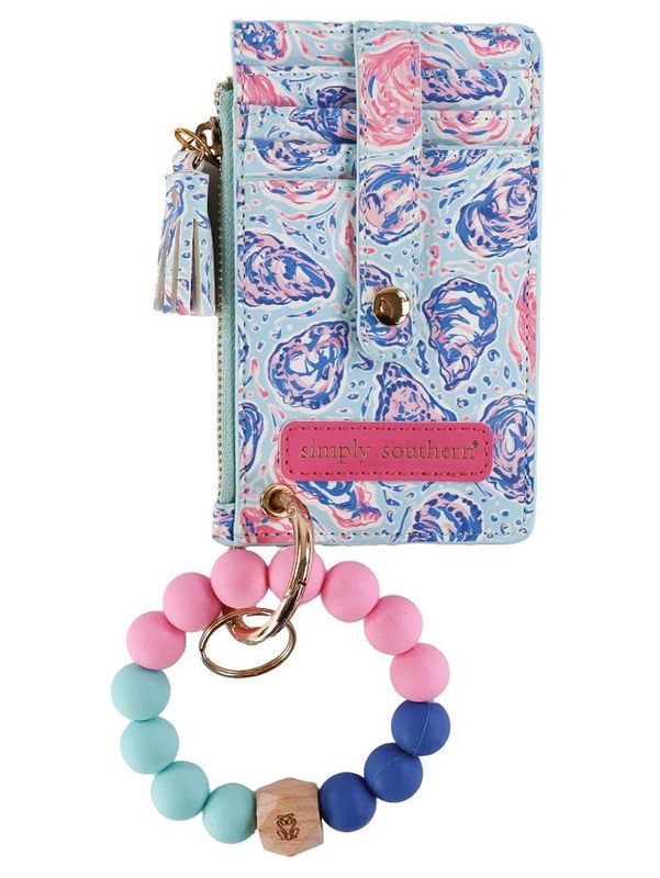 VG Beaded Bangle Wallet- Oyster