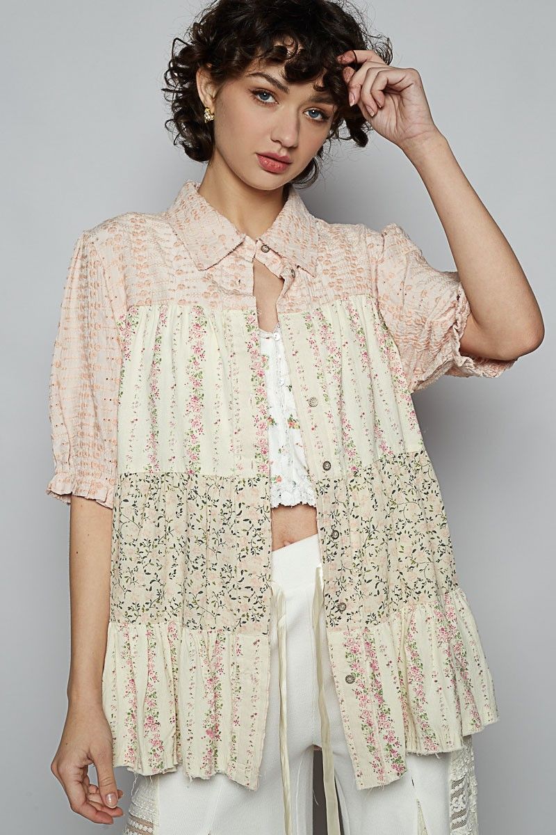 Stargazer Floral Top