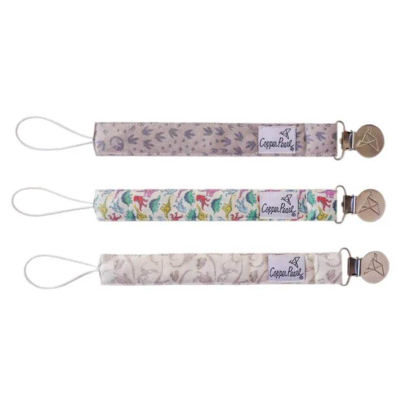 Jurrasic Park Binky Clip Set