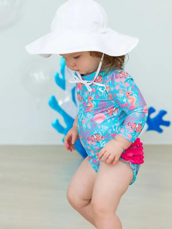 CS Long Sleeve One Piece- Ocean Tides