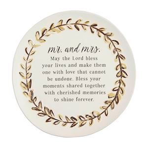 Mr &amp; Mrs Bless Plate