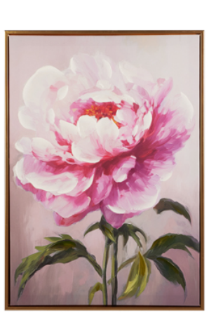 27.5&quot; Pink Peony Framed Wall Art