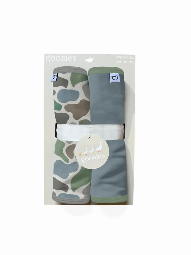 Pebble Camo Burp Cloth Set
