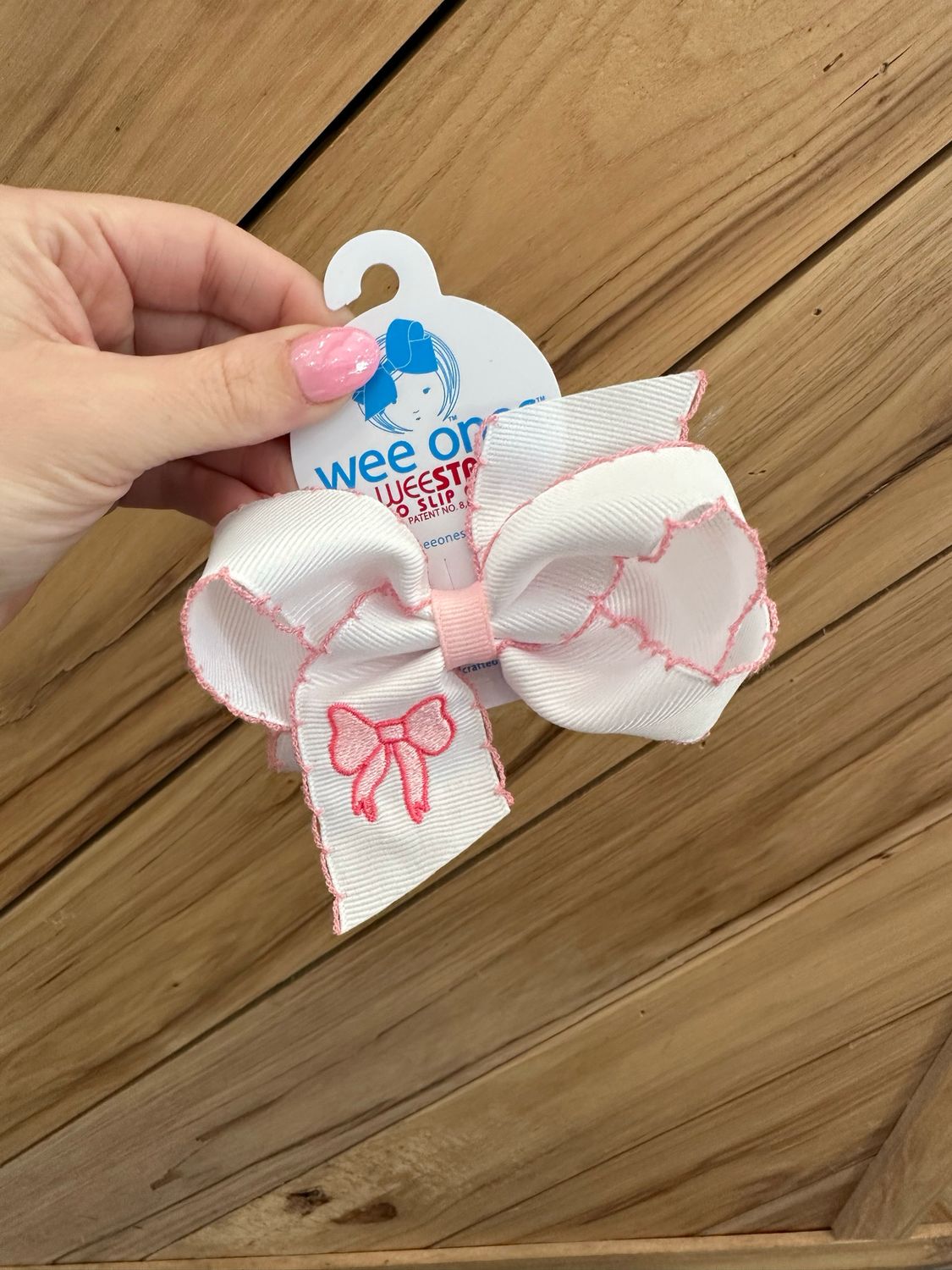 CH Hot Pink Med Grosgrain Bow