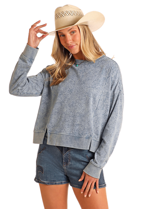 Bandana Print Pullover