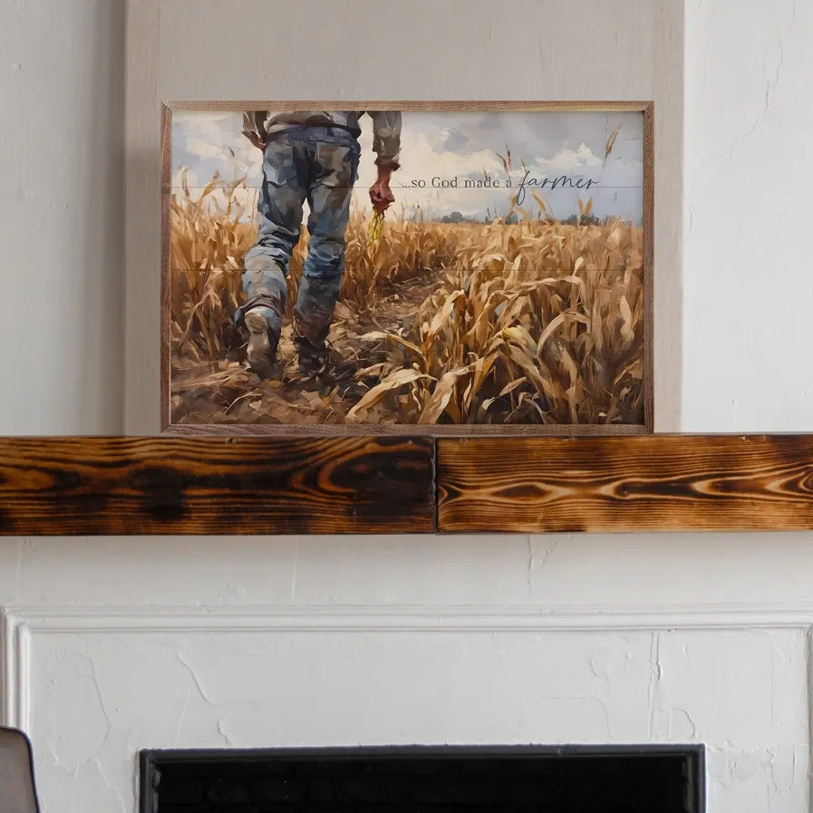 So God Made A Farmer Corn Field 16x10