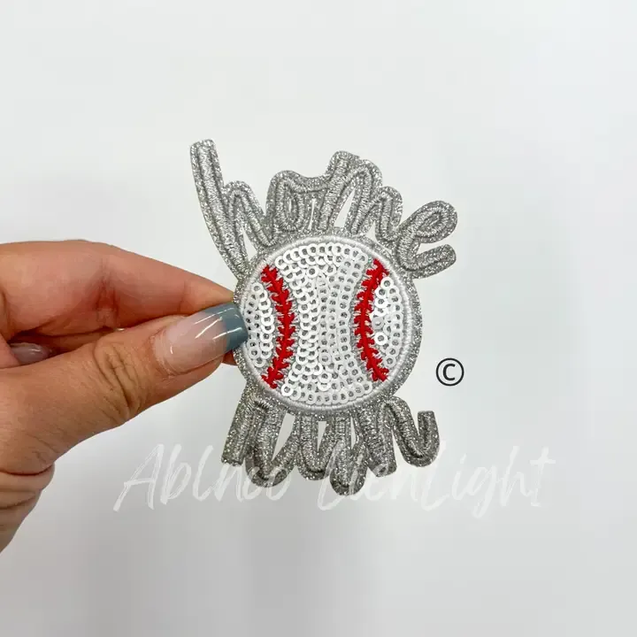 Silver Home Run Patch