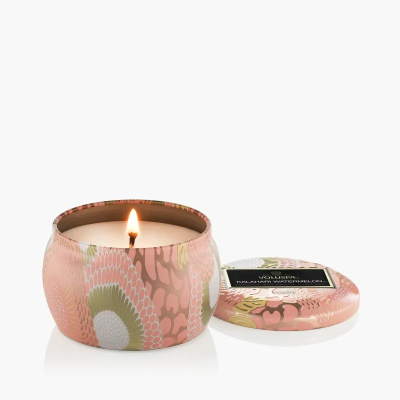 Kalahari Watermelon Mini Tin Candle