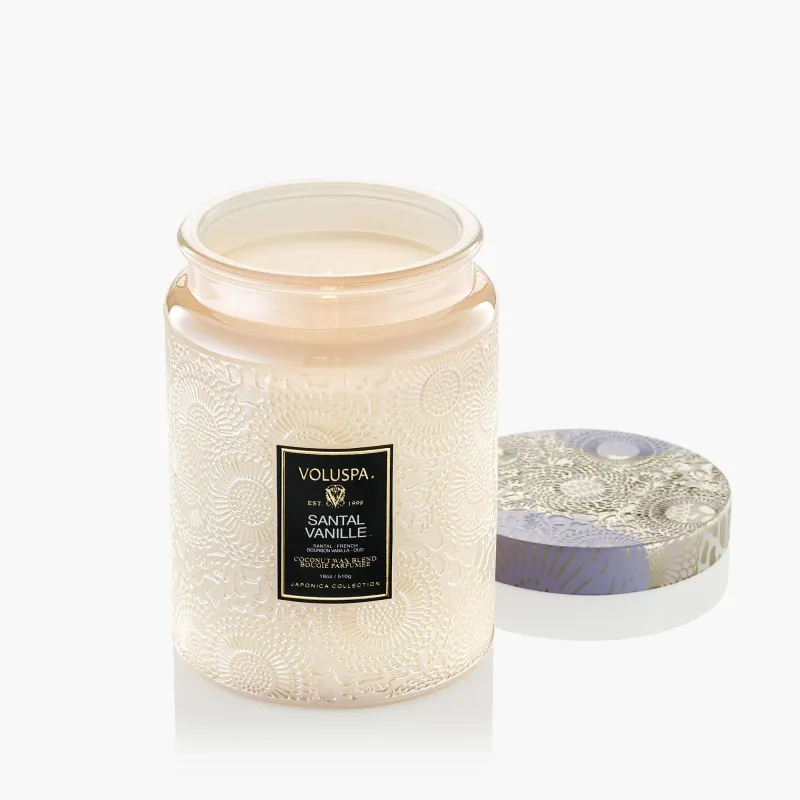 Santal Vanille Large Jar Candle