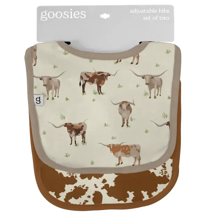 Longhorns Bib Set