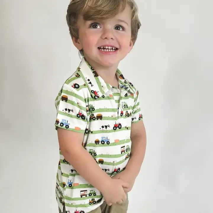 VG Farm Stripes SS Polo Shirt