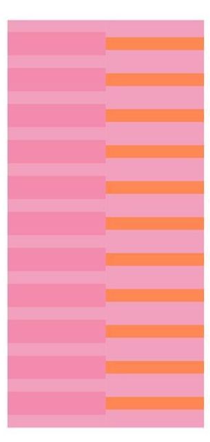 Beach Towel Pink &amp; Orange
