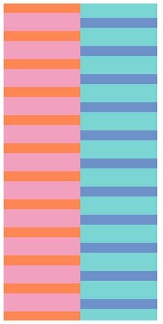 Beach Towel Pink &amp; Teal