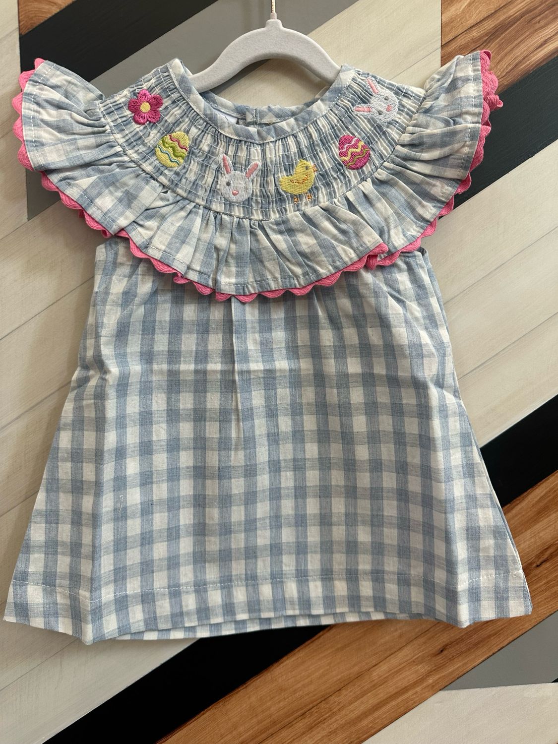 Easter Smocked Baby Dress