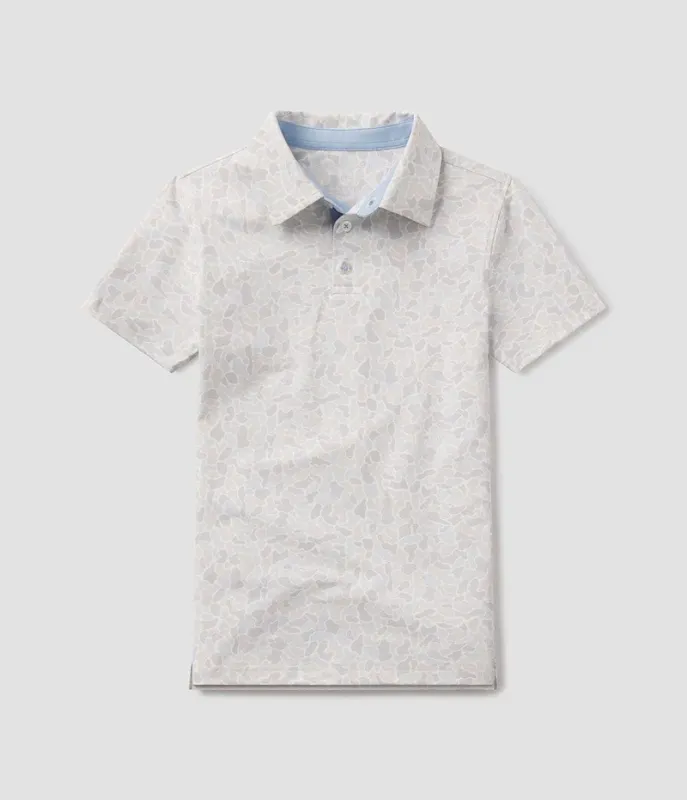 CS SSCO Youth Hunters Hideaway Printed Polo  River Rock