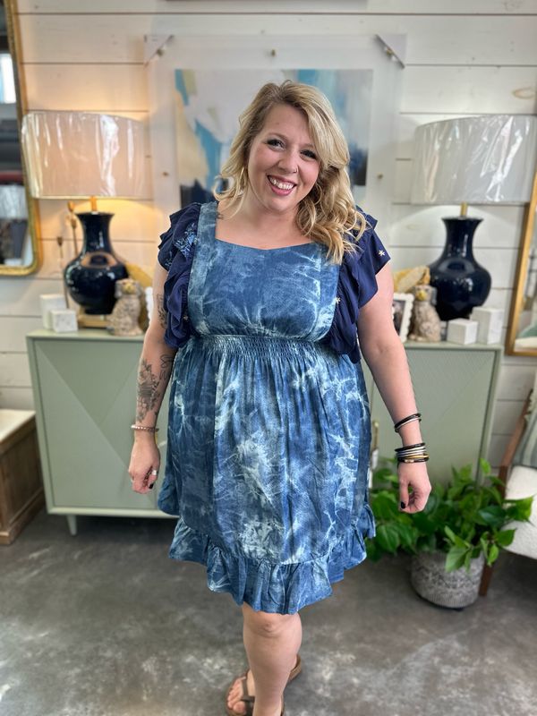 LG Sapphire Cascade Dress