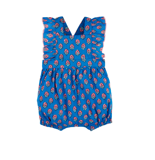 Ruffle Print Romper