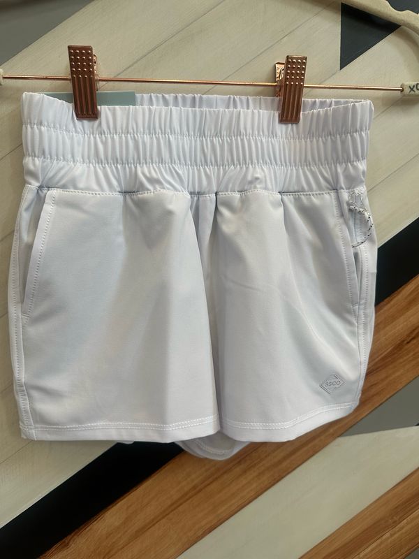 CS SSCO Youth Hybrid Shorts Bright White