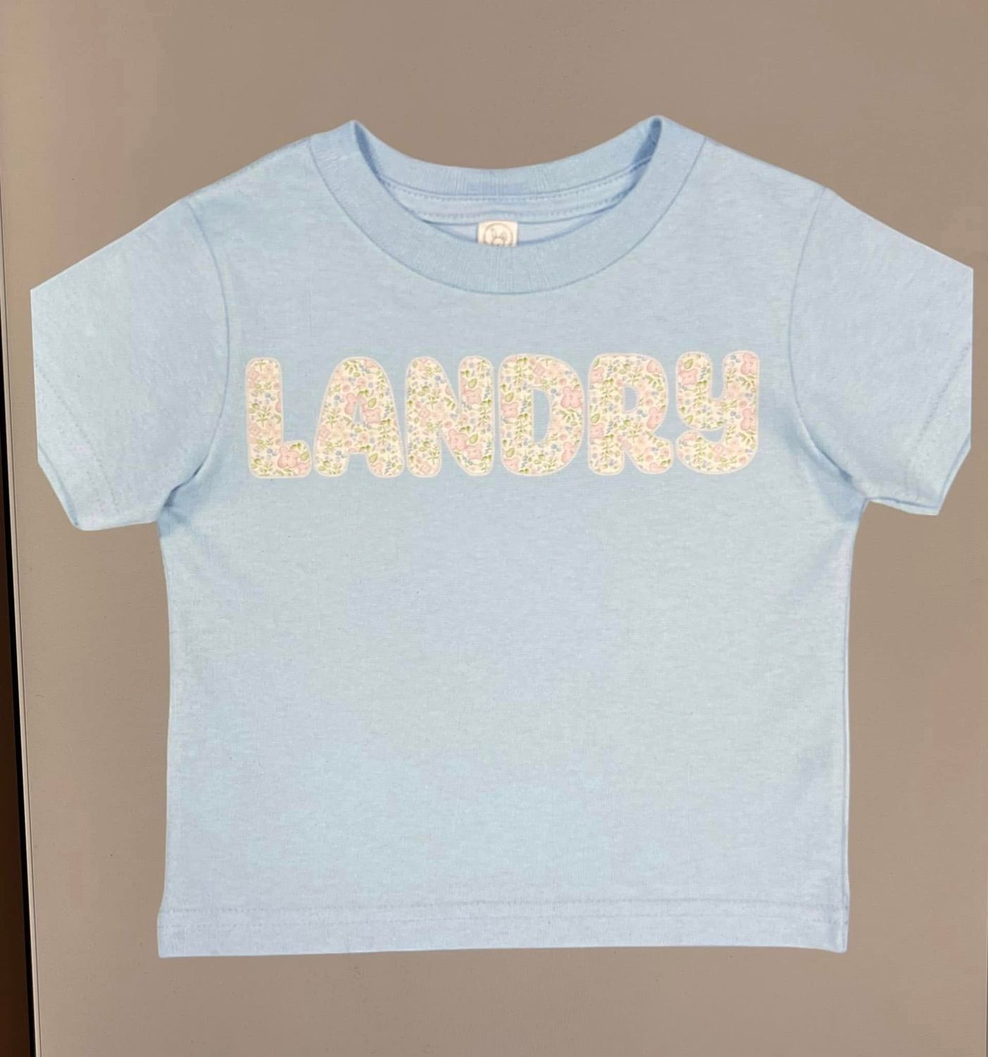 BS Personalized Floral Names