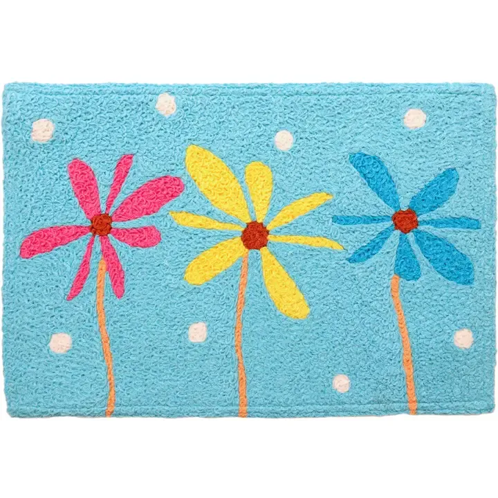 Pretty Posies on Sky Blue 20x30