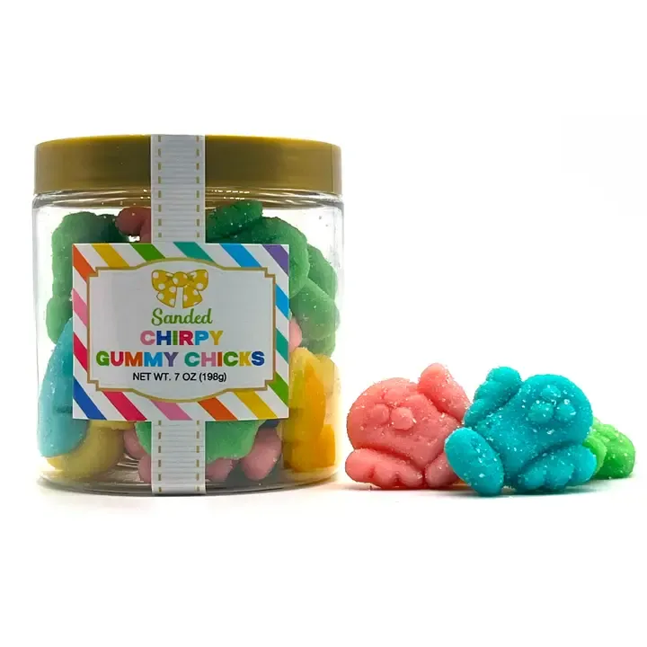 VG Sanded Gummy Chicks Sugar Stacks