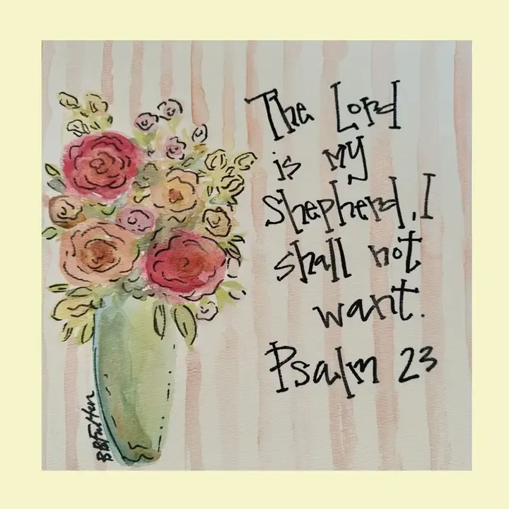 VG Bridgett&#39;s Lord is My Shepherd Floral Swap