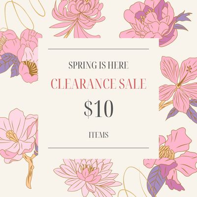 $10 Clearance Sale