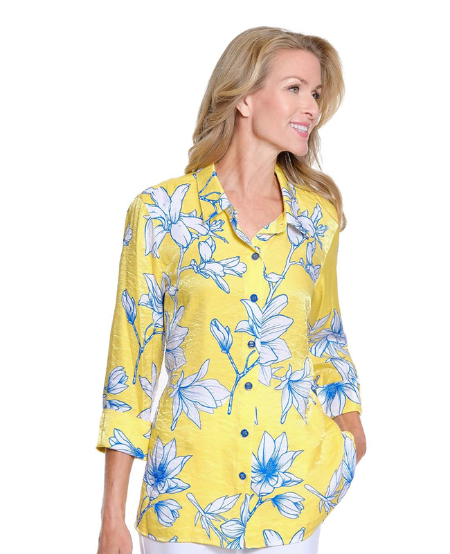 Multi Bttn Frt Hi-Lo Shirt