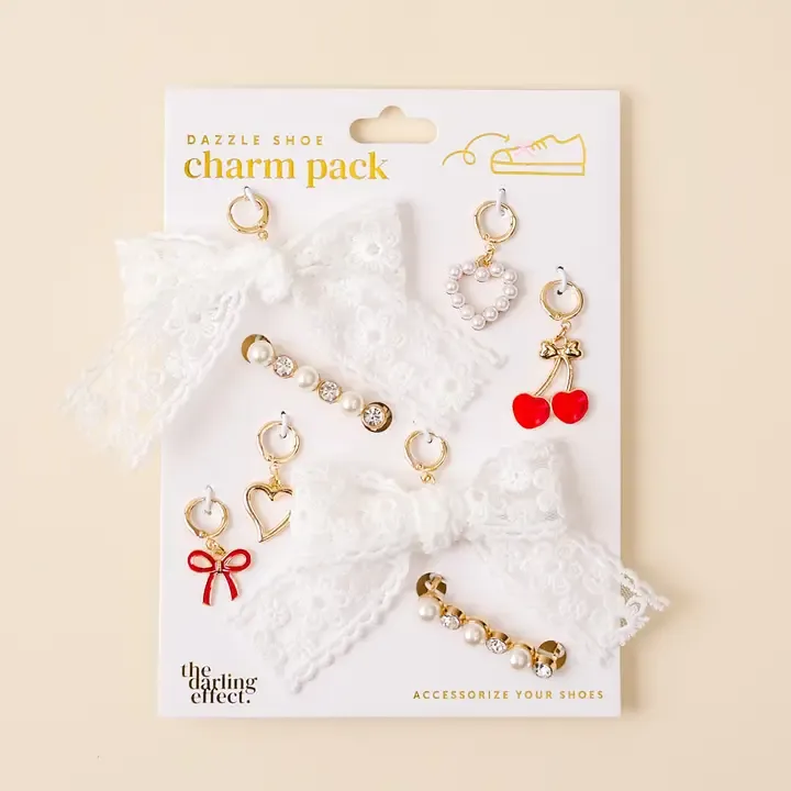 Cherry Twist Dazzle Shoe Charm