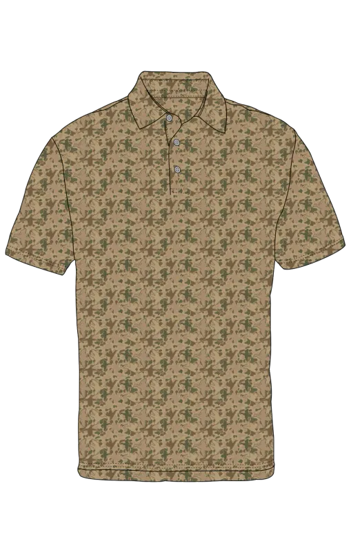 Prairie Polo-Brown Duck Camo