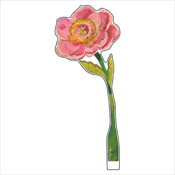 VG Sweet Pink Peony Large Acrylic Flower