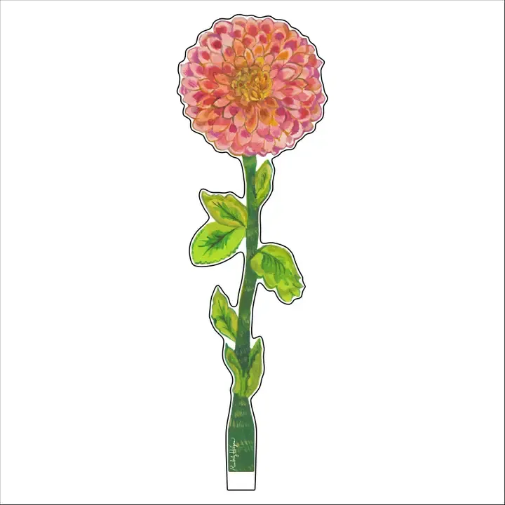 VG Spotted Dahlia Small Acrylic Flower