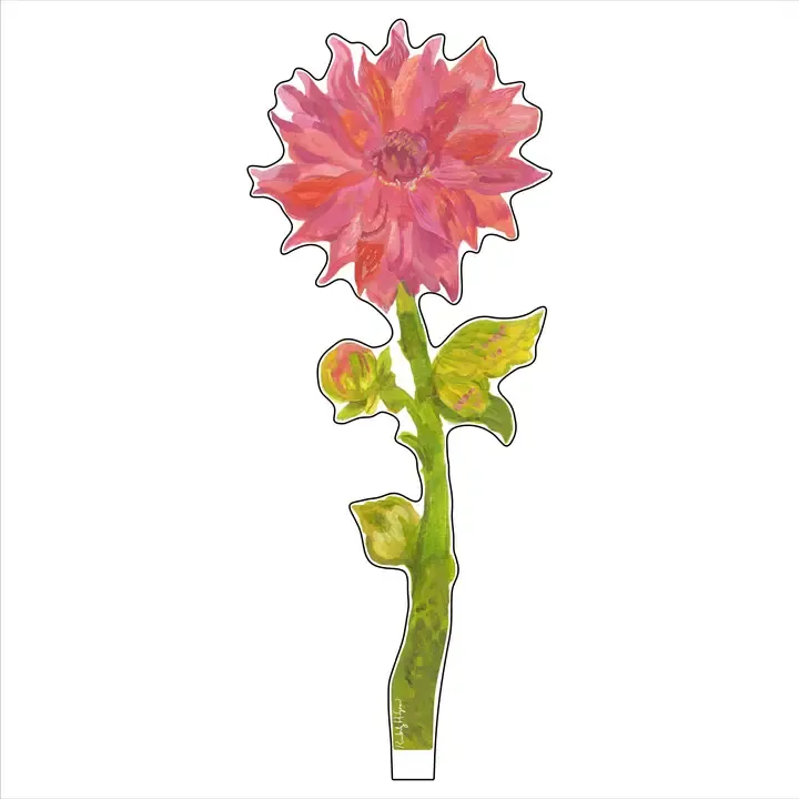 VG Sonic Bloom Dahlia Large Acrylic Flower