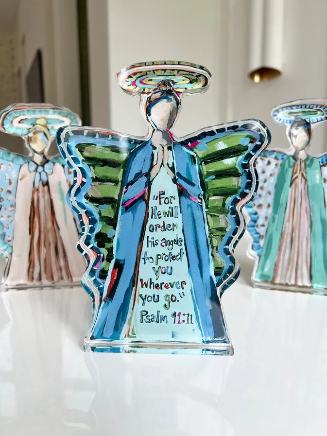 VG To Protect You Angel Acrylic Block