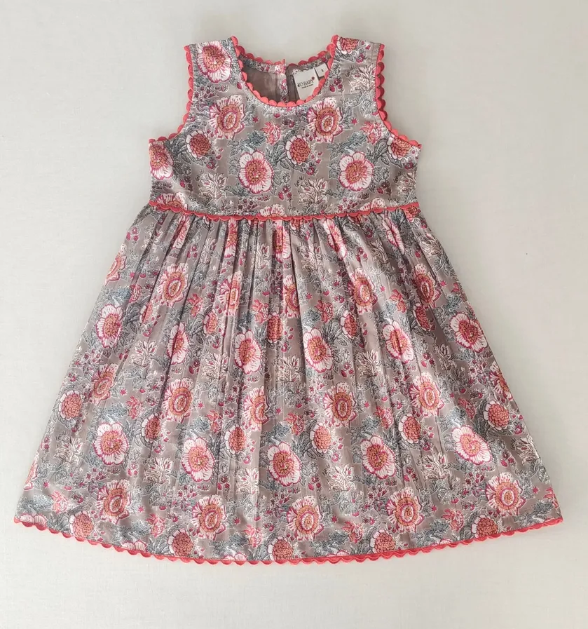 CH Coral Floral Dress