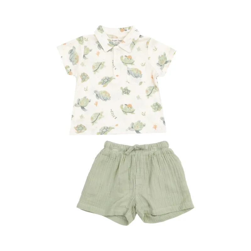 CH Sea Turtles Polo Shirt &amp; Short